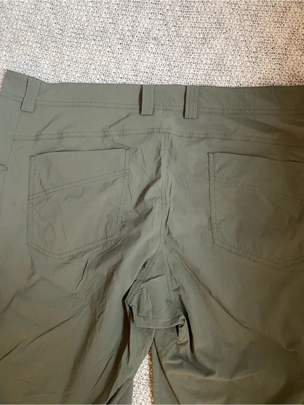 Arcteryx Rampart Shorts Mens Size 38 Olive Green Cargo Hiking Climbing Gorpcore